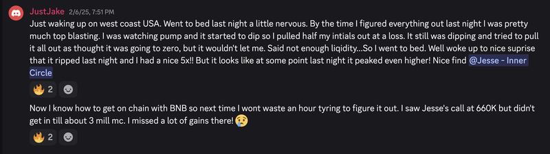 Community member win celebration